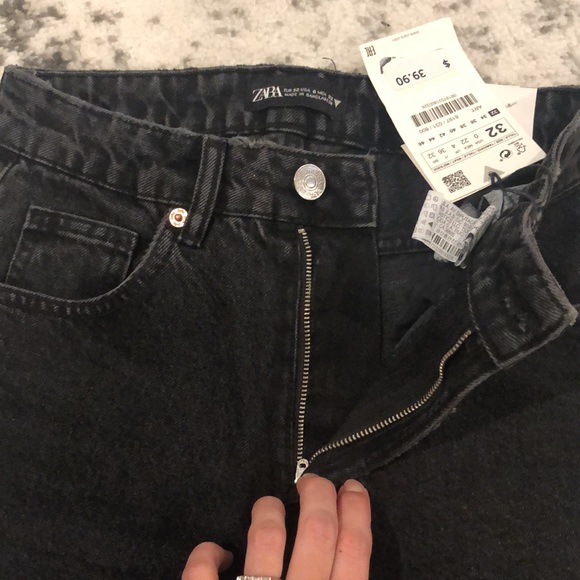 NWT Zara Mom Fit Ankle Jeans - Picture 4 of 5